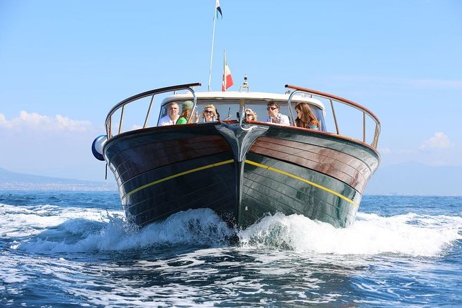 Positano & Amalfi Boat Tour from Sorrento: Swim & Light Lunch - Route at a glance: Sorrento, Amalfi, Positano, then back again