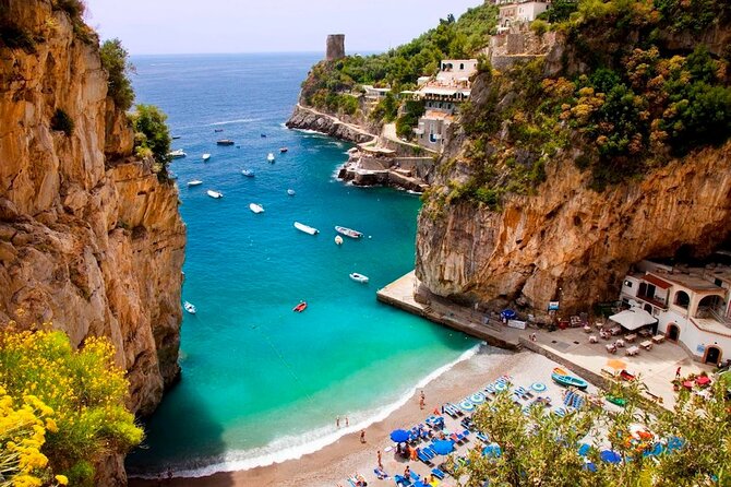 Positano & Amalfi Boat Tour from Sorrento: Swim & Light Lunch - The boat experience: small-group comfort with real downtime