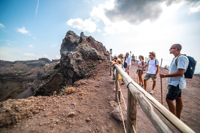 Priority Access Pompeii & Mt. Vesuvius Full day from Sorrento - Mount Vesuvius: what the hike and crater-edge views feel like