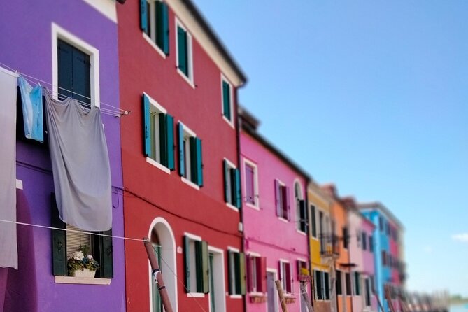 Private Excursion by Typical Venetian Motorboat to Murano, Burano and Torcello - Burano: color streets, lace culture, and biscuit tasting