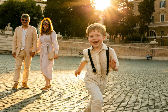 Rome: 1-Hour Private Photo Shoot for Family, Couples or Solo - Tempio di Adriano: a calmer Roman “wow” between big names