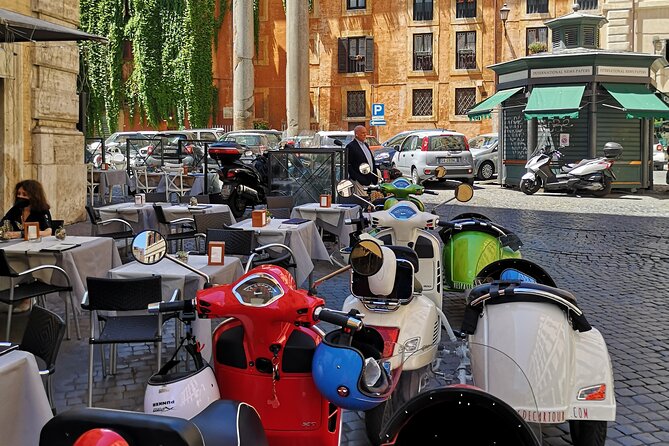 Rome Afternoon Sightseeing Vespa Sidecar Tour with Gourmet Gelato - Piazza Navona and St. Peter’s Square, switching from Roman to Vatican energy