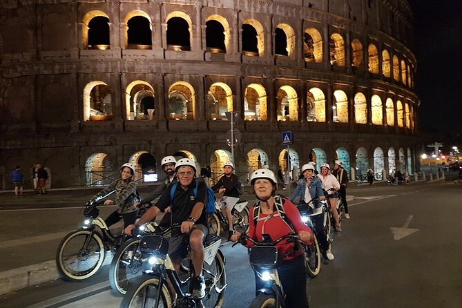 Rome by Night E-Bike Tour with Pizza Option - Key points before you ride