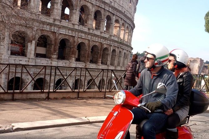 Rome by Vespa: Classic Rome Tour with Pick up - Aventine Hill Orange Garden views and Santa Sabina