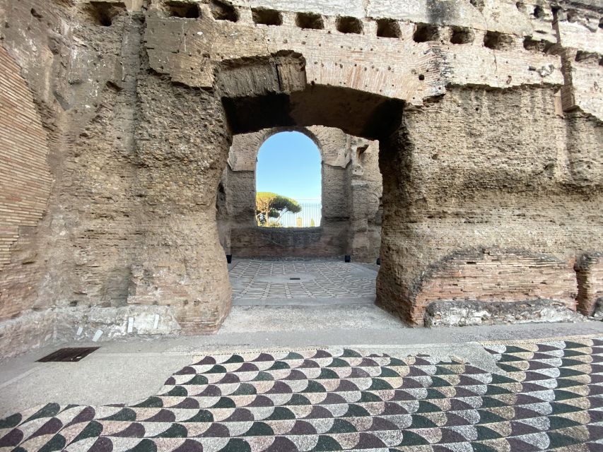 Rome: Caracalla Baths & Circus Maximus — Private or Shared - Mosaics and ornament: where design shows up in the everyday