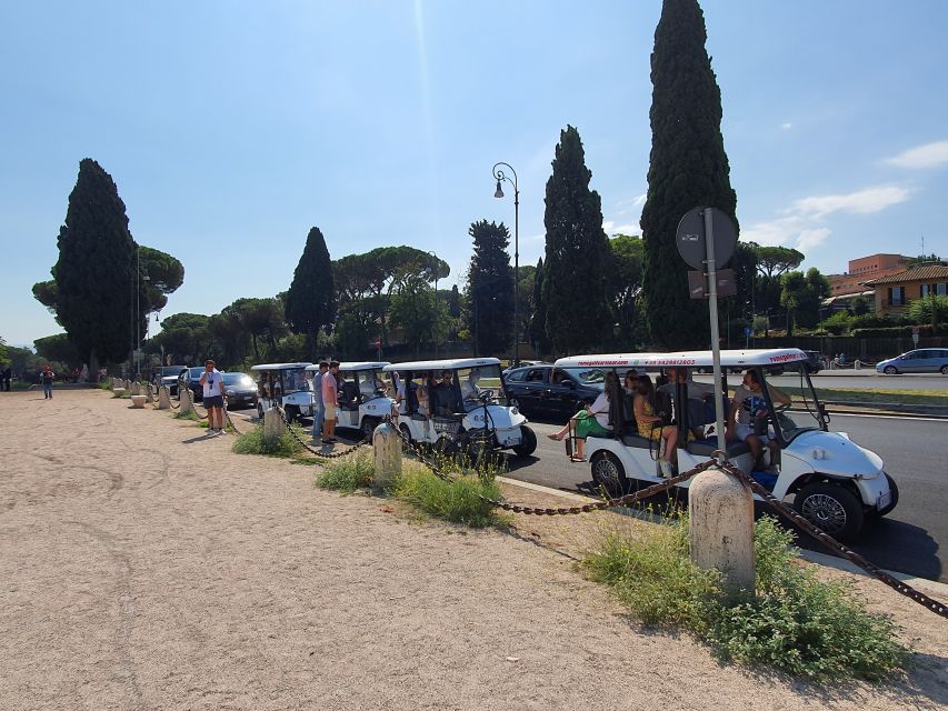 Rome: Catacombs and Appian Way Golf Cart Small-Group Tour - Why a golf cart fits Rome better than you think