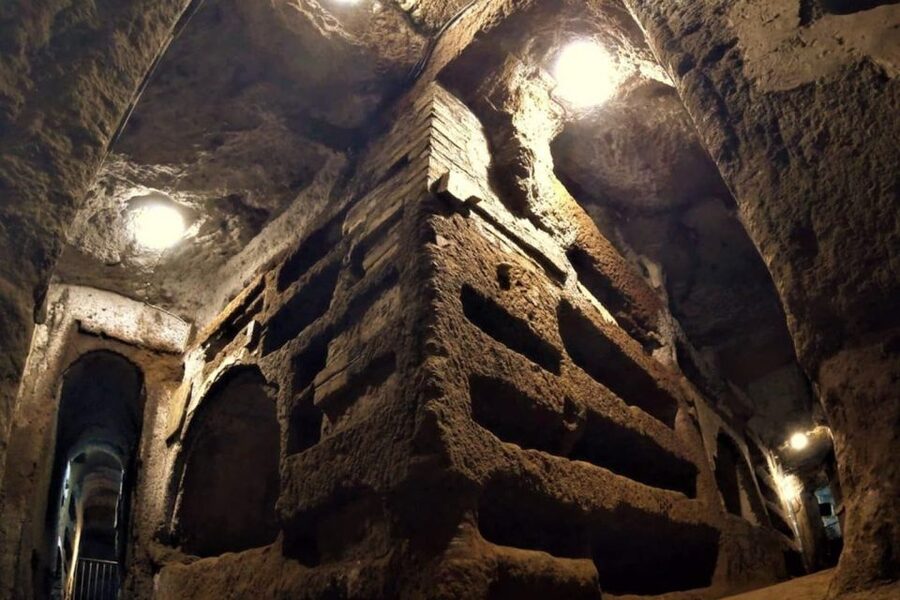 Rome: Catacombs of St. Sebastian Entry Ticket & Guided Tour - The basilica portion: where you get a breather (and maybe photos)