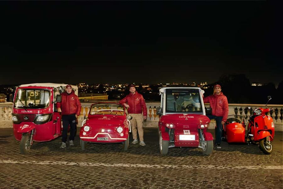 Rome: City Golf Cart at Night Tour - Piazza di Spagna and Trevi Fountain: The Start of the Glow