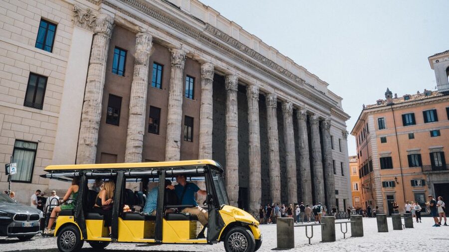 Rome: City Highlights Golf Cart Tour with Local Guide - Colosseum and the ancient corridor: gladiator stories without the line stress