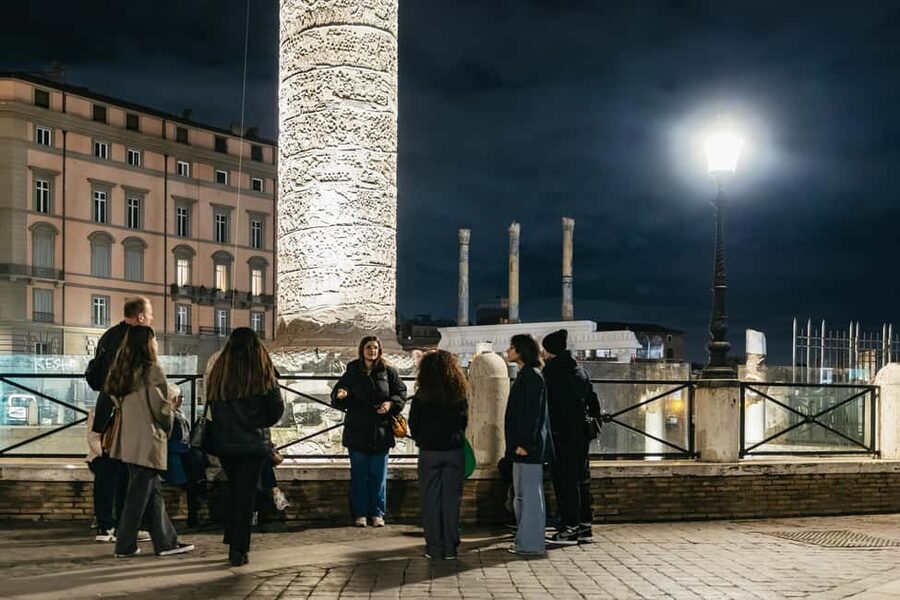 Rome: City Highlights Moonlight Walking Tour - Via dei Fori Imperiali: Walking Through Rome’s Ancient Main Street
