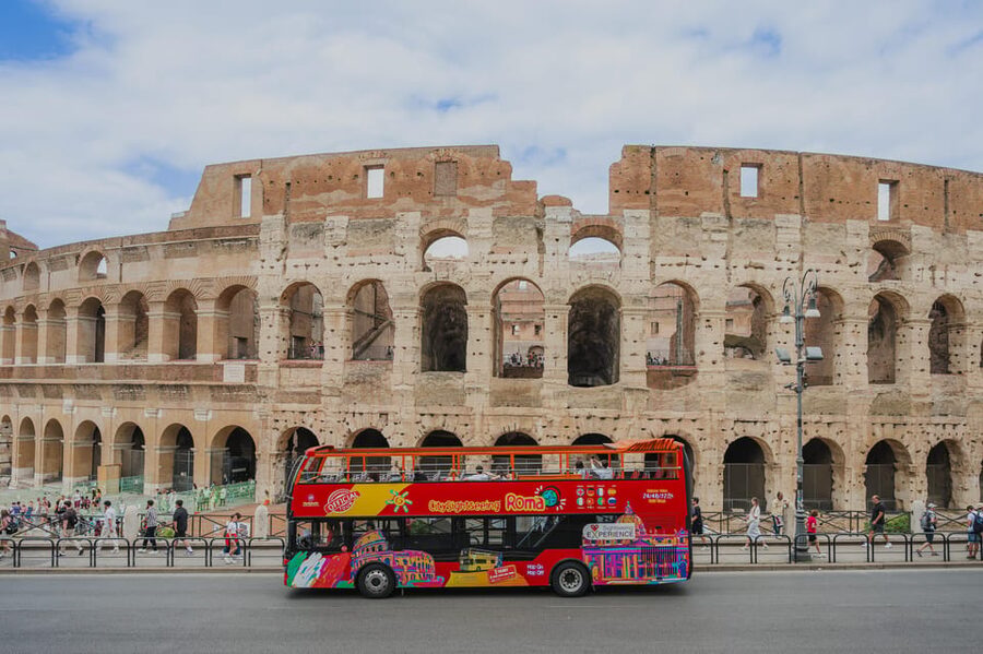 Rome: City Sightseeing Hop-on Hop-off Bus with Audioguide - Riding Comfort: Open-Top Views, Headphones, Wi-Fi, and 8 Languages