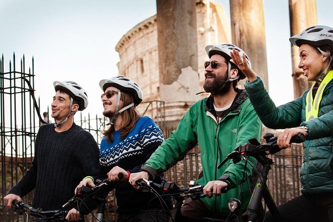 Rome City Small Group Bike Tour with quality Cannondale EBike - Trevi Fountain and the myth behind the marble