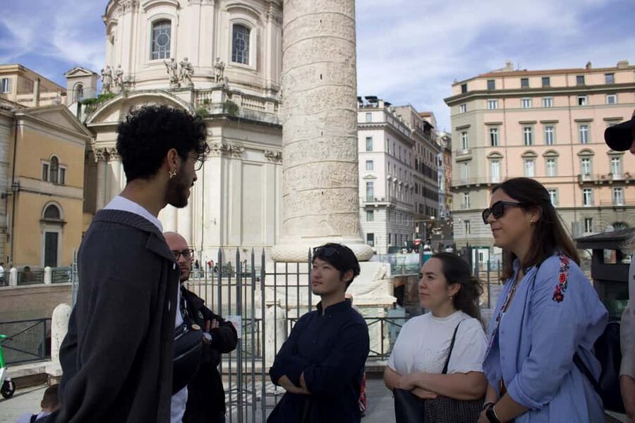 Rome: City Walking Tour in English or Spanish - Trajan’s Column: learning how Rome tells stories