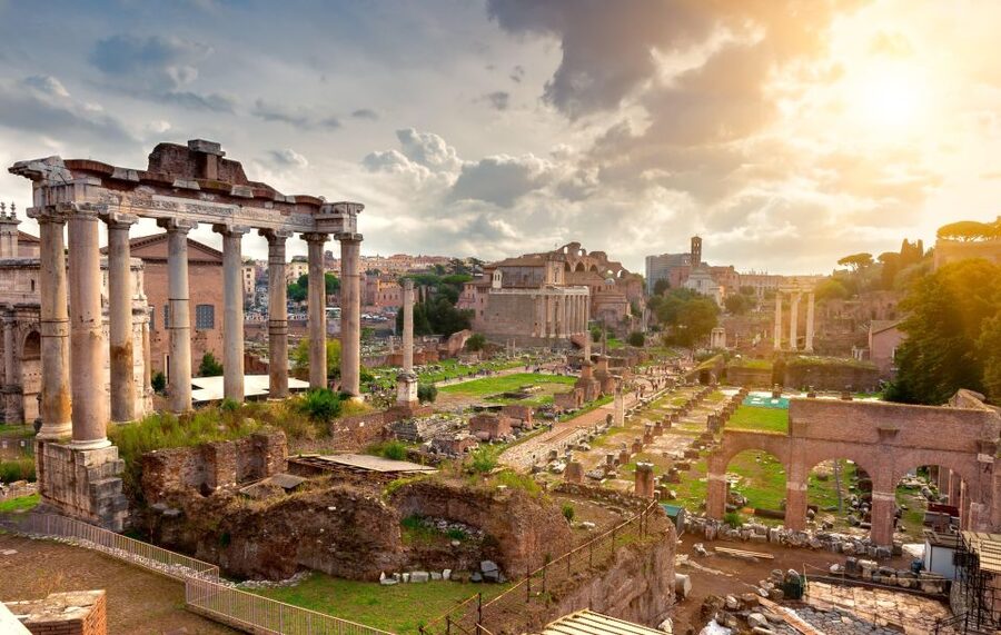 Rome: Colosseum and Ancient Rome Guided Walking Tour - Tickets, headsets, and value at about $58