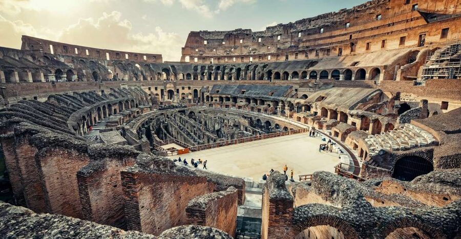 Rome: Colosseum Arena, Palatine Hill & Forum Guided Tour - Meeting point reality, security checks, and simple comfort tips