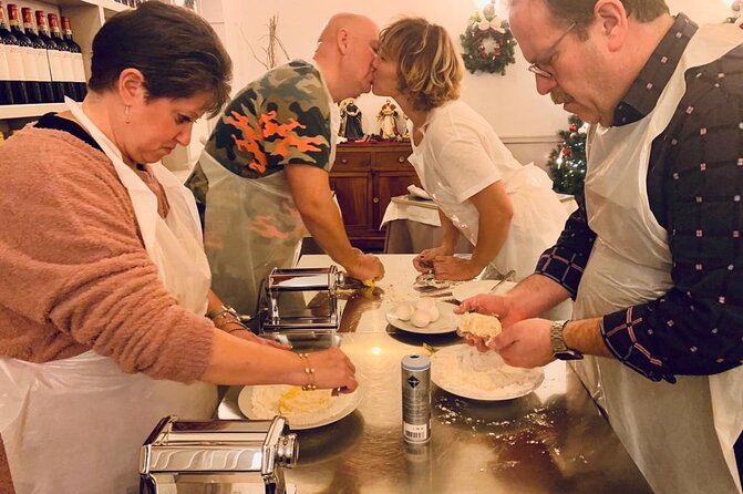 Rome Cooking: Pasta & Tiramisu Making, Free-Flowing Fine Wine - Lunch as the finish line: lots of food, one big table mood