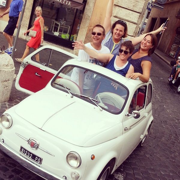Rome Driving Tour By Vintage Fiat 500 - Key points at a glance
