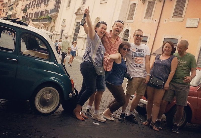 Rome Driving Tour By Vintage Fiat 500 - Driving reality check: manual gears, convoy help, and keeping stress low