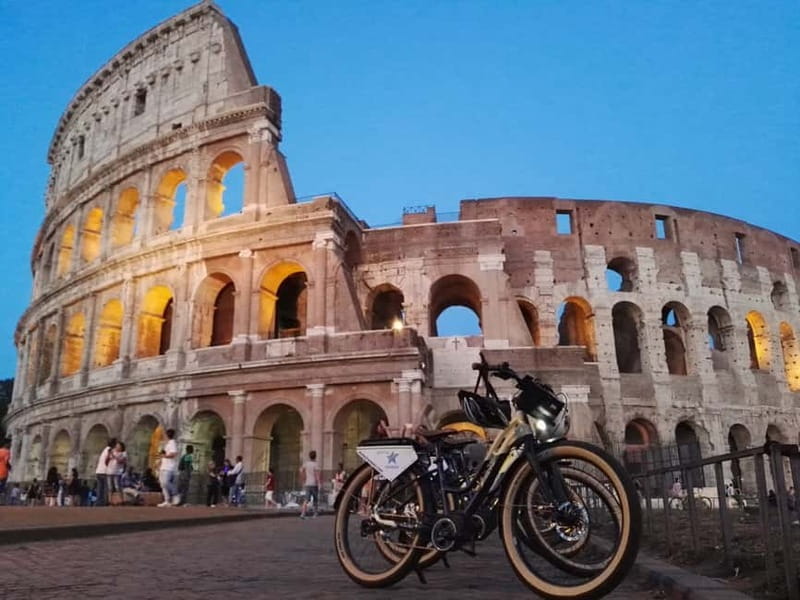 Rome: E-Bike Sunset Tour with Pizza Option - How the e-bike tour works when Rome gets crowded