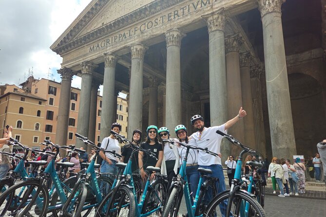 Rome E-Bike Tour with a Local! Top Attractions & Hidden Gems! - Stop-by-stop: what to expect from Colosseum to Pantheon