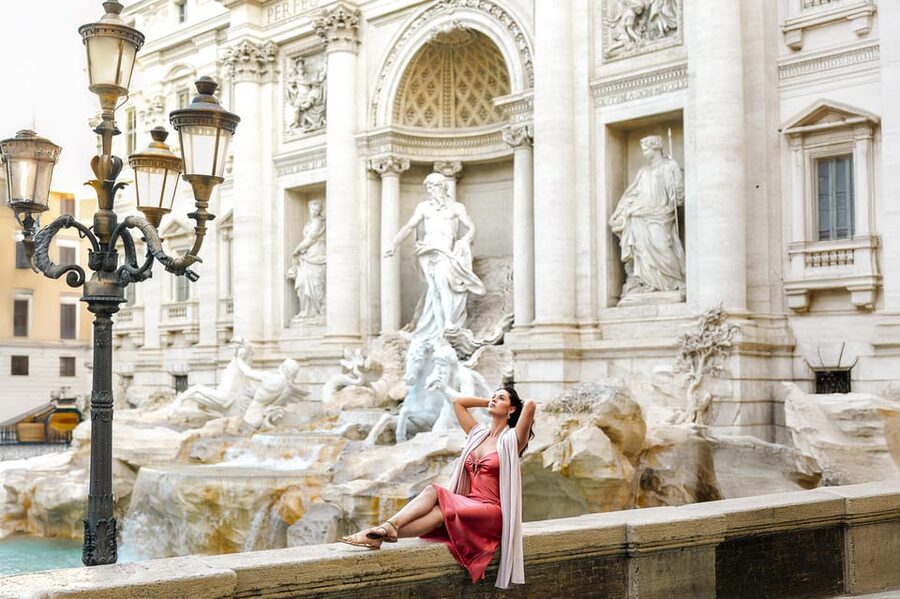 Rome: Early Morning Private Photoshoot at Iconic Landmarks - Trevi Fountain at sunrise: the shot most people try to fake