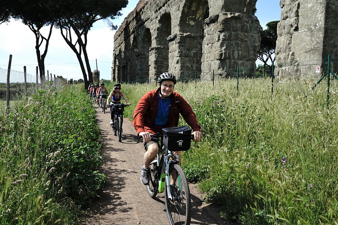 Rome EBike Tour: Appian Way, Catacombs & Roman Aqueducts - Riding the Regina Viarum on e-bikes: what you will actually notice