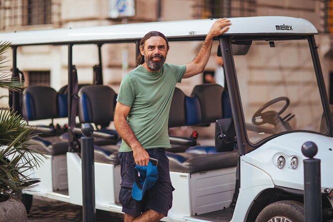 Rome: Evening Golf Cart Semi or Private Tour with Aperitivo - Quick hits to know before you go