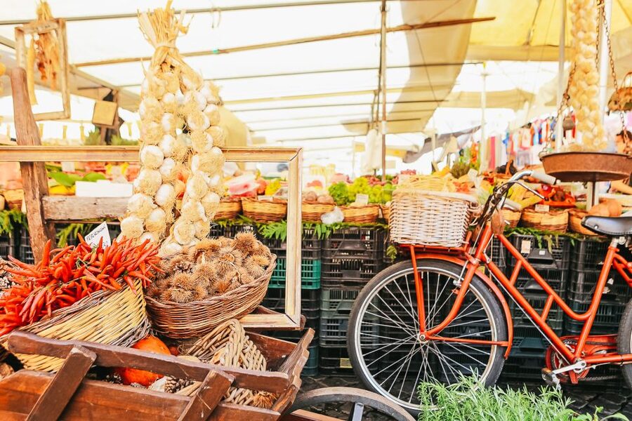 Rome: Food Tour with Market Visit - il Segreto near the Vatican: Roman pasta with wine and real choice