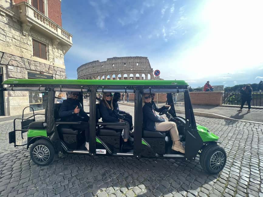 Rome: Golf Cart Tour with Artisanal Gelato Tasting - Piazza Venezia, the Pantheon break, and that planned gelato moment