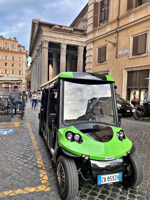 Rome: Golf Cart Tour with Artisanal Gelato Tasting - Finishing at Piazza Navona, then returning to Via del Fagutale 2