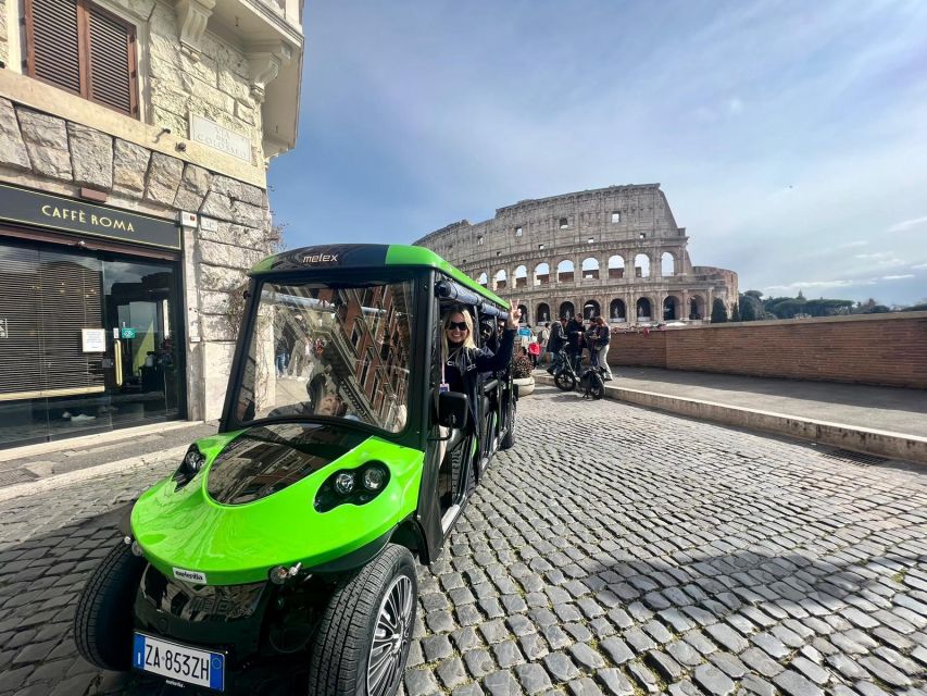 Rome: Golf Cart Tour with Artisanal Gelato Tasting - Why a Rome golf cart tour is perfect for limited time