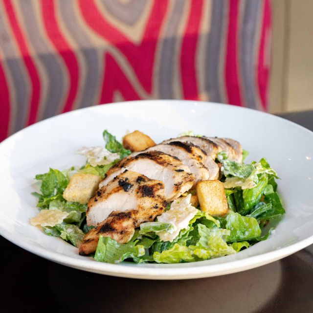 Rome: Hard Rock Cafe Experience - The food lineup: burgers, chicken, pasta, salad, and dessert