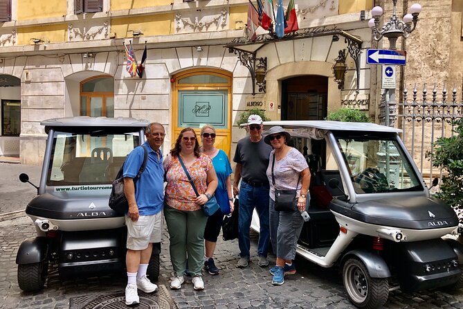 Rome Highlights by Golf Cart Private Tour - City-Center Pickup in ZIP Codes 00184, 00186, and 00187