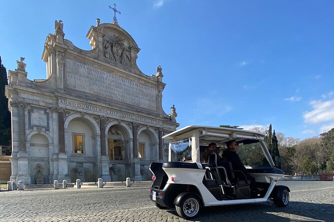 Rome Highlights by Golf Cart Private Tour - The Pantheon and Trevi Fountain, Without Waiting All Day