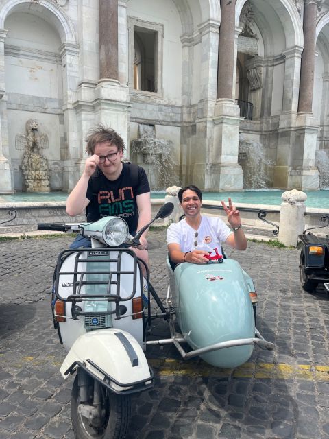 Rome: Highlights Vespa Sidecar Tour with Coffee and Gelato - How much is it worth at $141.61 per person?