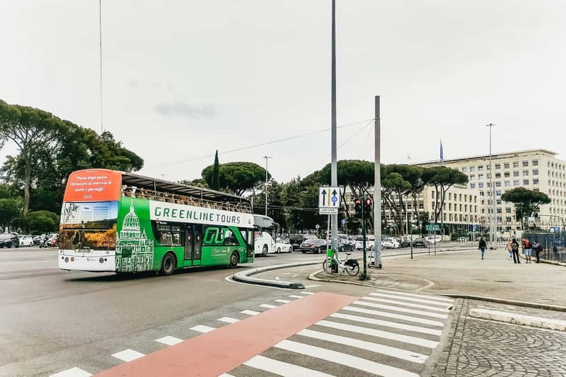 Rome:Hop-On Hop-Off Panoramic Open Bus Ticket 3 Circuits x 1 - Villa Borghese and Piazza Barberini: A Break With Views and Shops