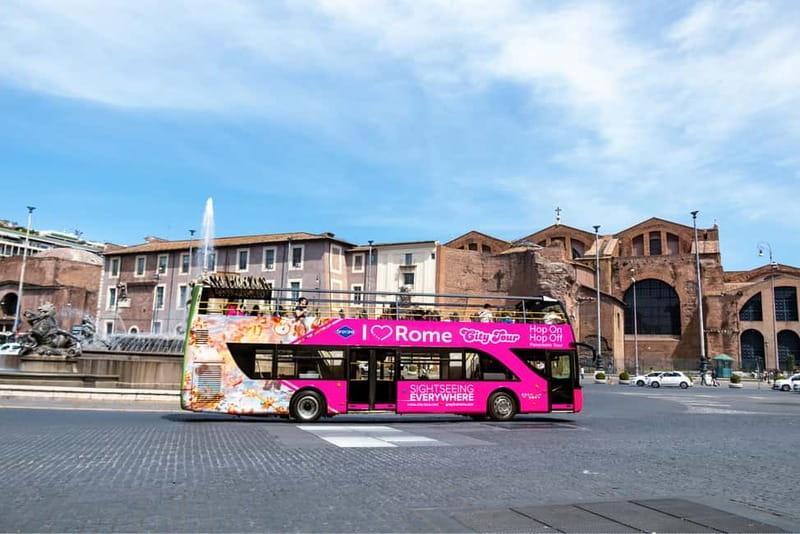 Rome: Hop-on Hop-off Sightseeing Bus Tour with Audioguide - Stop 1 and Stop 2: Termini to Santa Maria Maggiore