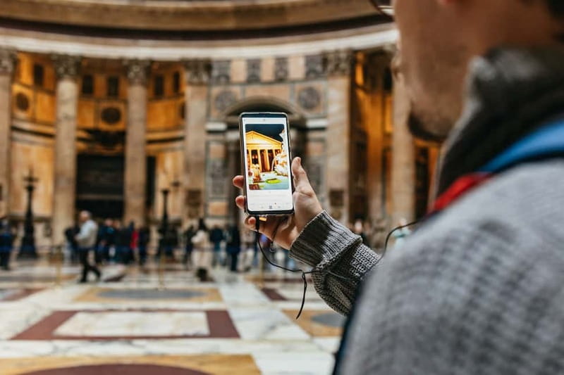 Rome: Pantheon Fast-Track Ticket and Official Audio Guide - Where you pick up your ticket at OhMyGuide, and how to plan your time