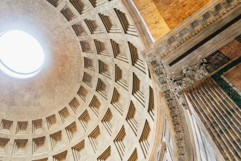 Rome: Pantheon Fast-Track Ticket and Official Audio Guide - The dome geometry and how to spot the oculus in seconds