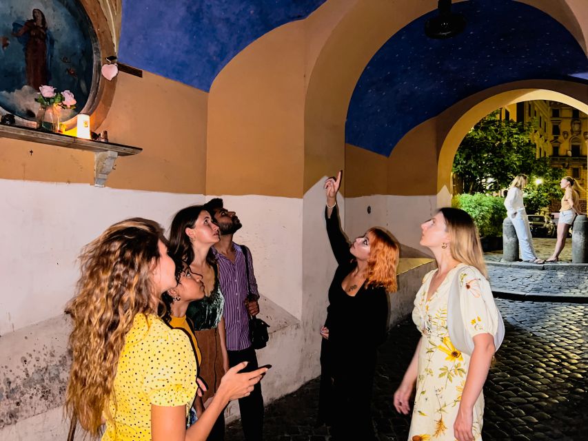 Rome: Paranormal Night Walking Tour & Secret Backstreets - Ponte Sisto and the Fountain of the Mask, where urban details turn eerie