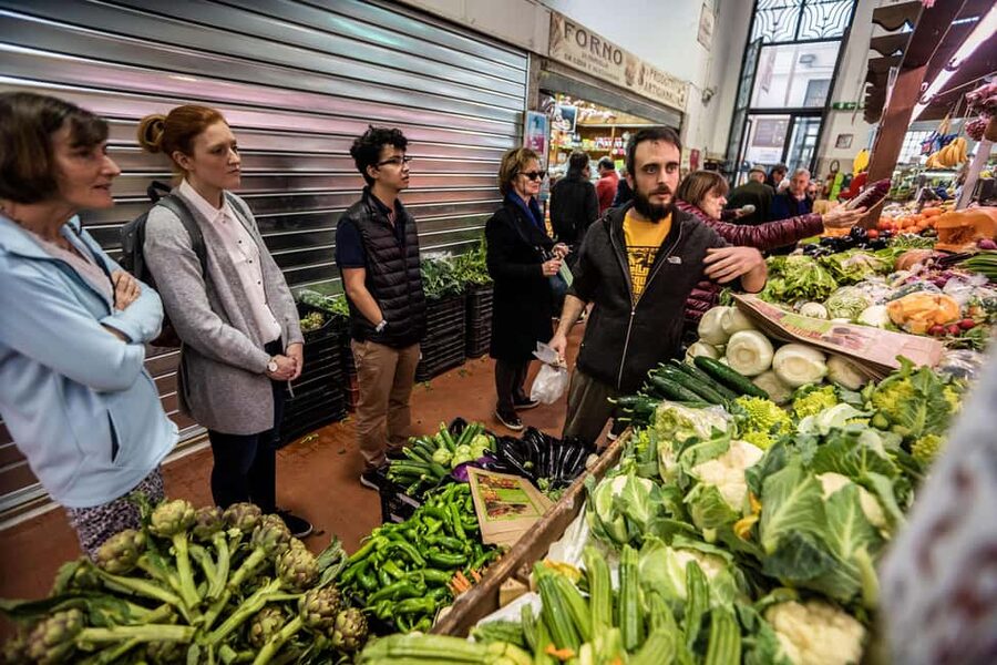 Rome: Pasta Cooking Class with Market Visit and Wine - Making fresh pasta dough like you mean it