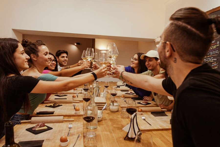 Rome: Pasta Making with Wine Tasting and Dinner in Frascati - A short town walk in Frascati, then straight to the cellar