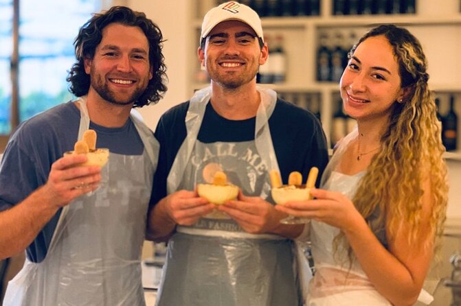 Rome Pasta & Tiramisu Making Class with Fine Wine - The First Stop: Tasting Food, Learning What Matters