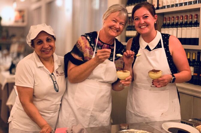 Rome Pasta & Tiramisu Making Class with Fine Wine - The Wine Factor: Prosecco, Red, and White While You Cook