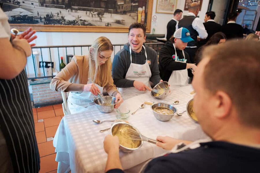 Rome: Pizza and Tiramisu Cooking Class in Piazza Navona - Tiramisu From Scratch, Then You Eat It