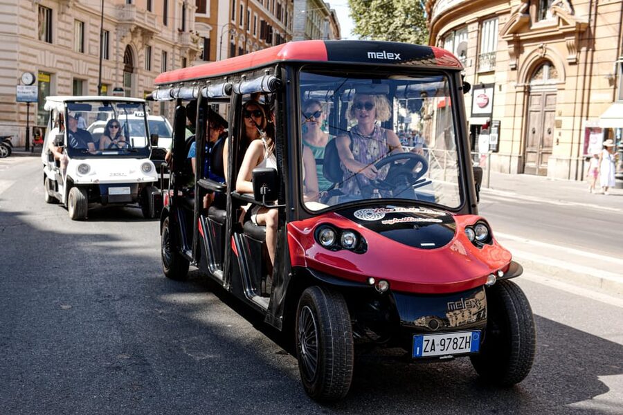 Rome: Private Customizable 3-Hour Golf Cart City Tour - Campo de Fiori Market Stop and the Cappuccino Break