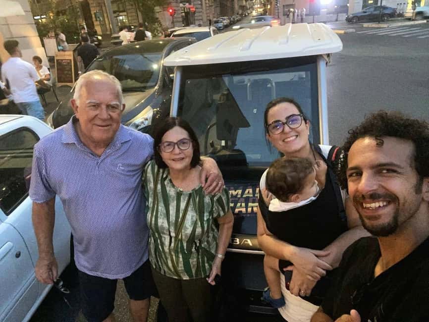 Rome: Private Golf Cart tour with a Local Guide - Your guide experience: from film and music to real-world pacing