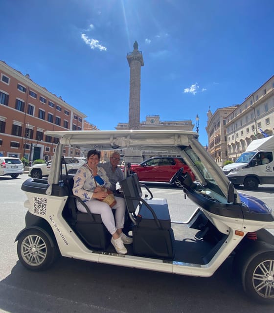 Rome: Private Golf Cart Tour with Artisanal Gelato - Circus Maximus and the Colosseum, Without the Long Detours