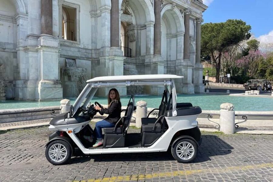 Rome: Private Golf Cart Tour with Artisanal Gelato Tasting - Gelato or coffee: the artigiano stop that actually fits the route
