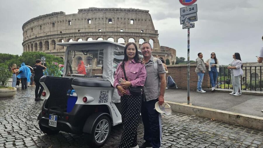 Rome: Private Golf Cart Tour with Artisanal Gelato Tasting - Price and value: what $76 buys in Rome time